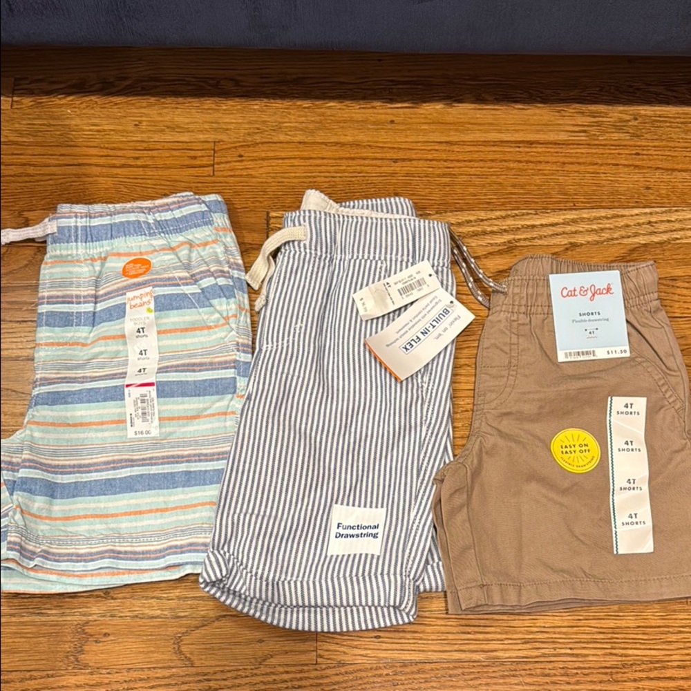 Jumping Beans, Old Navy, Cat & Jack Kids Striped and Solid Shorts Sets